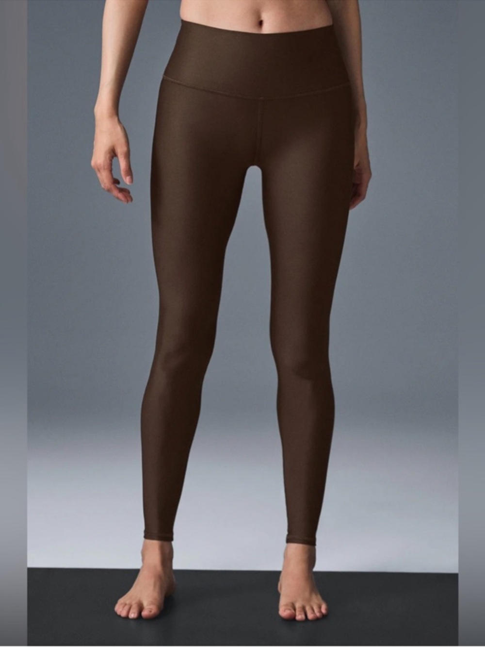 ALO Yoga High Waist Airlift Full Length Legging in Espresso - S